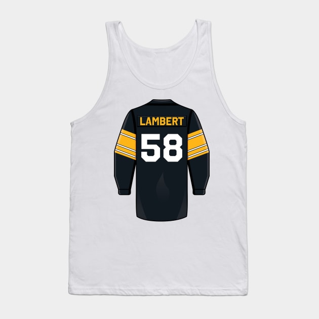 Jack Lambert Jersey Tank Top by WalkDesigns